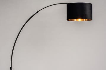 Rietveld Vloerlampen - Zwart, Goud - Stof, Metaal, Verzenden, Nieuw
