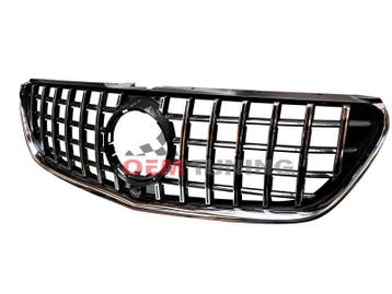 Mercedes-Benz V-Class W447| GT-R GRILLE | 2014-2019 | Chrome, Auto-onderdelen, Voor, Mercedes-Benz, Nieuw, Ophalen of Verzenden