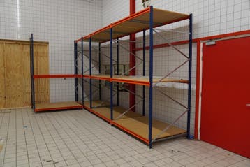 Mecalux grootvakstelling 6 staanders 300cm 10 vakken veiling