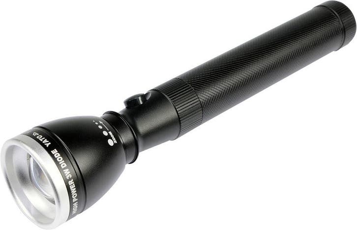 LED zaklamp - 210mm - 3W - 100 Lumen, Caravans en Kamperen, Zaklampen, Ophalen of Verzenden