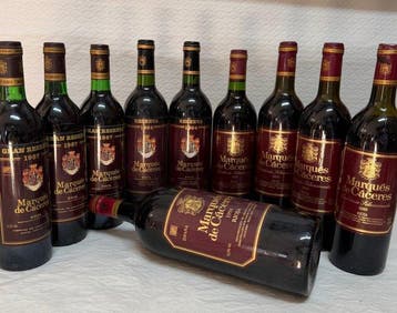 1987 (x3), 1994 (x4), 2000 (x3) Marqués de Cáceres - Rioja, Nieuw