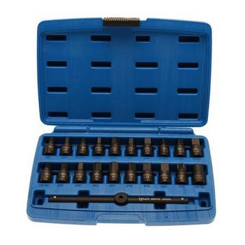 Olie aftap doppen set, 3/8, 21-delig, BGS (Dopsleutelset), Verzenden, Nieuw