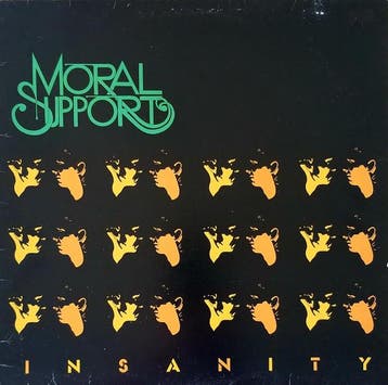 LP gebruikt - Moral Support - Insanity, Verzenden, Zo goed als nieuw, Overige formaten