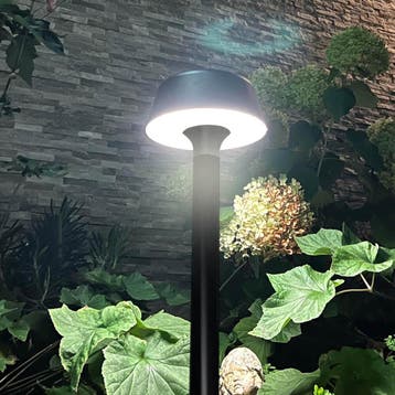 Solar staande lamp Edison - 50 cm hoog - Op zonne-energie, Zonne-energie, Kunststof, Verzenden, Minder dan 50 watt