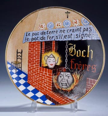 la Louviere - Bord - Keramiek