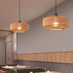 Handgemaakte Rotan Hanglamp – Klassieke Stijl E27 Lamp, Huis en Inrichting, Verzenden, Nieuw, Overige materialen