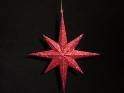 Bethlehem Ster ROOD 40 cm., Ophalen of Verzenden, Nieuw