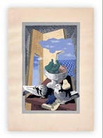 Gino Severini (1883-1966) - Les Pigeons et le Raisin 1930, Antiek en Kunst