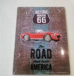 Route 66  AC Cobra reclamebord, Ophalen of Verzenden, Nieuw