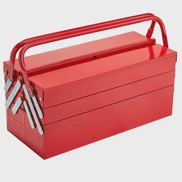18-inch Metalen Gereedschapskist - 3 Lagen, 5 Vakken, Draagb, Verzenden, Nieuw