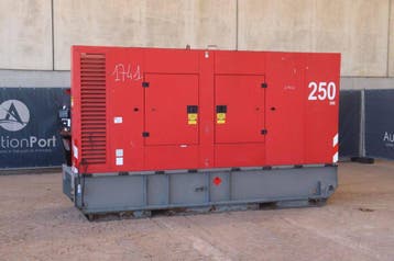 Veiling: Generator Doosan G250 Diesel 255kVA 2014, Zakelijke goederen, Ophalen