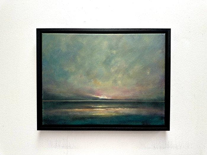 Joost Verhagen - Ouddorp Twilight, Antiek en Kunst, Kunst | Schilderijen | Modern