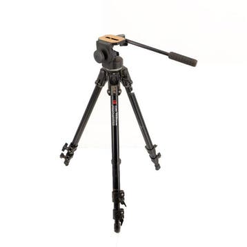 Manfrotto 144B statief + Manfrotto 128LP, Micro Video Head, Nieuw