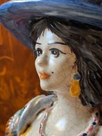 Cer. Rib. Caltagirone - Figuur - Dama con limoni - Keramiek