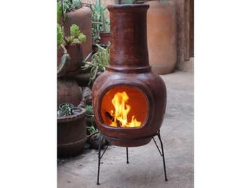 Sol-y-Yo Chimenea Terracotta Tuinhaard (rood, 105 cm), Verzenden, Nieuw