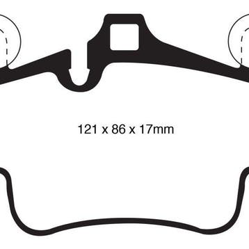 EBC 07-08 Porsche 911 (997) (Cast Iron Rotor only) 3.6, Ophalen of Verzenden, Nieuw