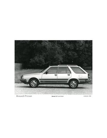 1983 RENAULT 18 TURBO BREAK PERSFOTO, Nieuw, Renault, Author