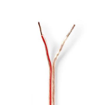 Luidsprekerkabel op rol | 100 meter, Verzenden, Nieuw
