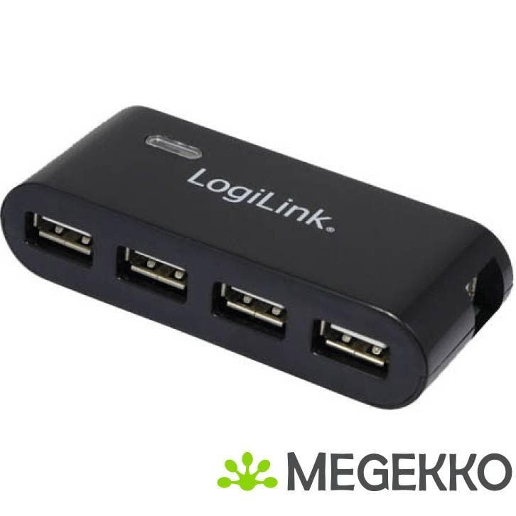 LogiLink UA0085 USB hub 4 poorten, Computers en Software, USB Sticks, Nieuw, Verzenden