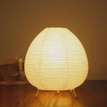 Japanse Rijstpapieren Tafellamp met LED - Sfeervolle Verlich, Verzenden, Nieuw