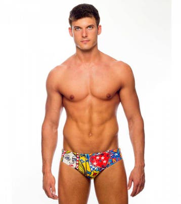 Special Made Turbo Waterpolo broek Queen Heart Vintage, Nieuw