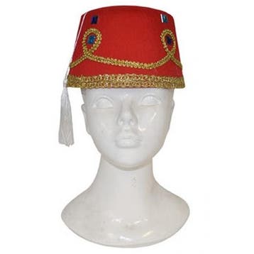 Marokkaanse hoeden met decoratie voor volwassenen - Feesth.., Ophalen of Verzenden, Nieuw