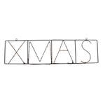 Kerst wandlamp zwart XMAS incl. LED met timer IP44 - Yoro, Diversen, Verzenden, Nieuw