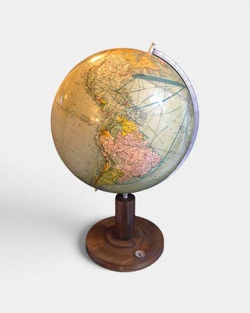 Terrestrial table globe - Drei Kegel Verlag Berlino 1935 -
