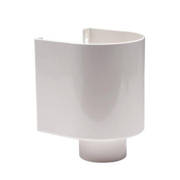 Dyka pvc vergaarbak 100 mm Wit, Ophalen of Verzenden, Nieuw