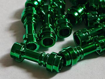 Lego Stenen - Star Wars - Lego 50 pcs z custom chrome green, Nieuw