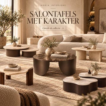 Luxe Salontafels | Japandi, Travertin en Marmer | Betaalbaar, Huis en Inrichting, Ophalen of Verzenden, Nieuw