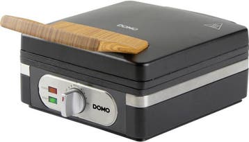 DOMO DO9275W Wafelijzer - XL wafels 4x7 - Belgische Wafels -, Ophalen of Verzenden, Zo goed als nieuw