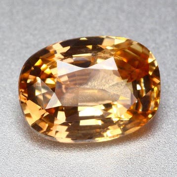 Geel Saffier - 2.80 ct - Asian Institute of Gemological, Nieuw