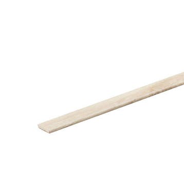 Co-Pro Plakplint Eiken Rustiek Wit 0195 - 24 x 5 mm, Ophalen of Verzenden, Nieuw