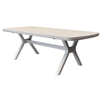 Vespera dining tuintafel 220x100xH74 cm latte, Ophalen of Verzenden, Nieuw