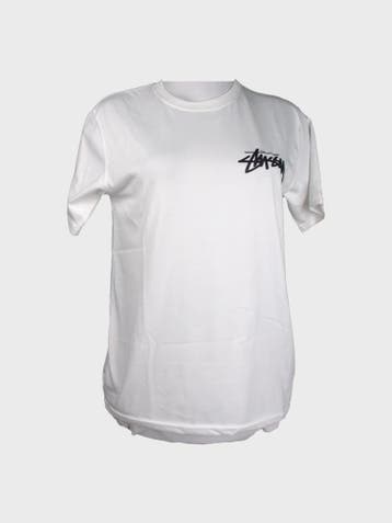 Stüssy T-shirt Heren maat L Wit Vintage, Maat 52/54 (L), Wit, Ophalen of Verzenden, Zo goed als nieuw