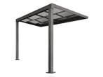 Veiling - Aluminium Terrasoverkapping Jakarta - 3 x 3 m - Gr, Tuin en Terras, Overkappingen, Nieuw