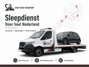 Sleepdienst nodig? Auto laten ophalen 24/7, Koeriersdiensten