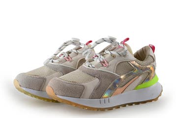 Shoesme Sneakers Meisjes in maat 33 Beige, Verzenden, Jongen of Meisje, Schoenen, Zo goed als nieuw