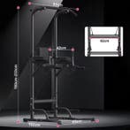 Power Tower Dip Station Optrekstang Krachtstation Thuis, Verzenden, Nieuw