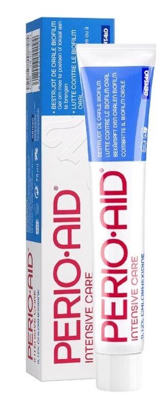 Perio Aid Intensive care tandpasta gel 0.12% CHX, Verzenden, Nieuw