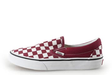 Vans Instappers in maat 36½ Rood, Verzenden, Instappers, Zo goed als nieuw, Vans