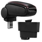 Armsteun Alfa Romeo MiTo vf 2008 kunstleer zwart en rood, Verzenden, Nieuw