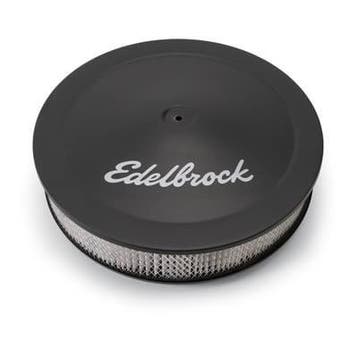 Luchtfilter edelbrock 14 inch zwart, Ophalen of Verzenden, Nieuw