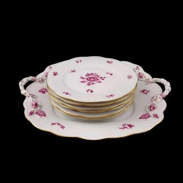 Herend - Dessertservies (7) - Porselein