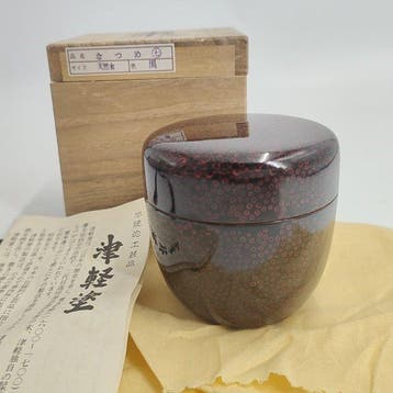Natsume - Tsugaru-nuri Natsume Matcha Theekist - Hout, lak