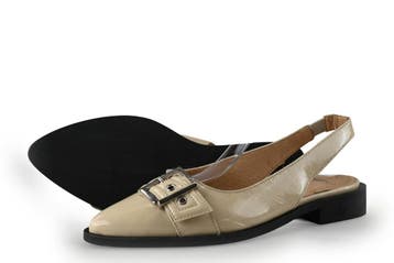 Manfield Slingbacks in maat 36 Beige, Verzenden, Beige, Zo goed als nieuw, Manfield