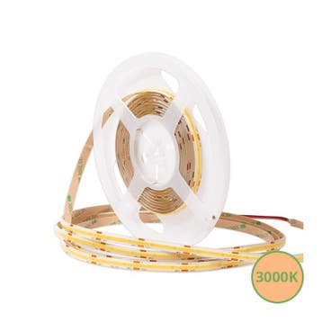 COB LEDstrip Vrij Knipbaar 24V DC 5 Meter 10W/m 3000K CRI..., Ophalen of Verzenden, Nieuw