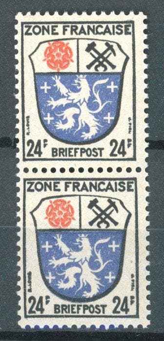Geallieerde bezetting - Duitsland (Franse zone) 1945 -, Gestempeld