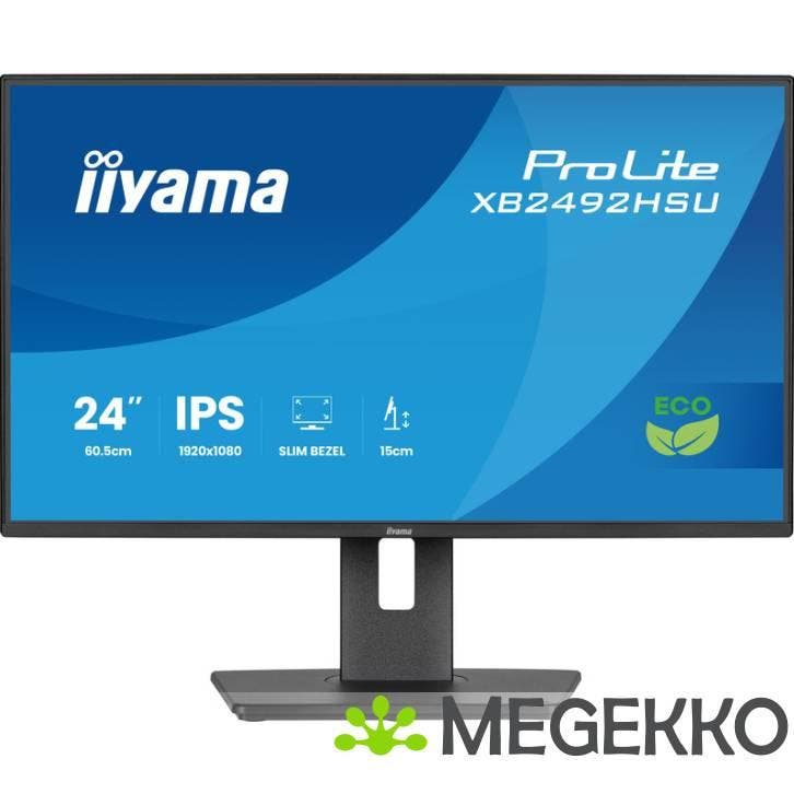 Iiyama Prolite XB2492HSU-B1 24 Full HD IPS Monitor, Computers en Software, Monitoren, Nieuw, Verzenden